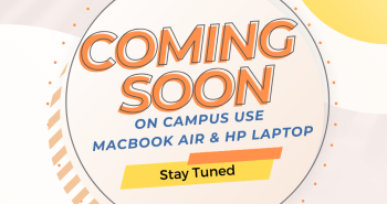 Available Summer 2024:  on campus use macbook air & HP laptop
