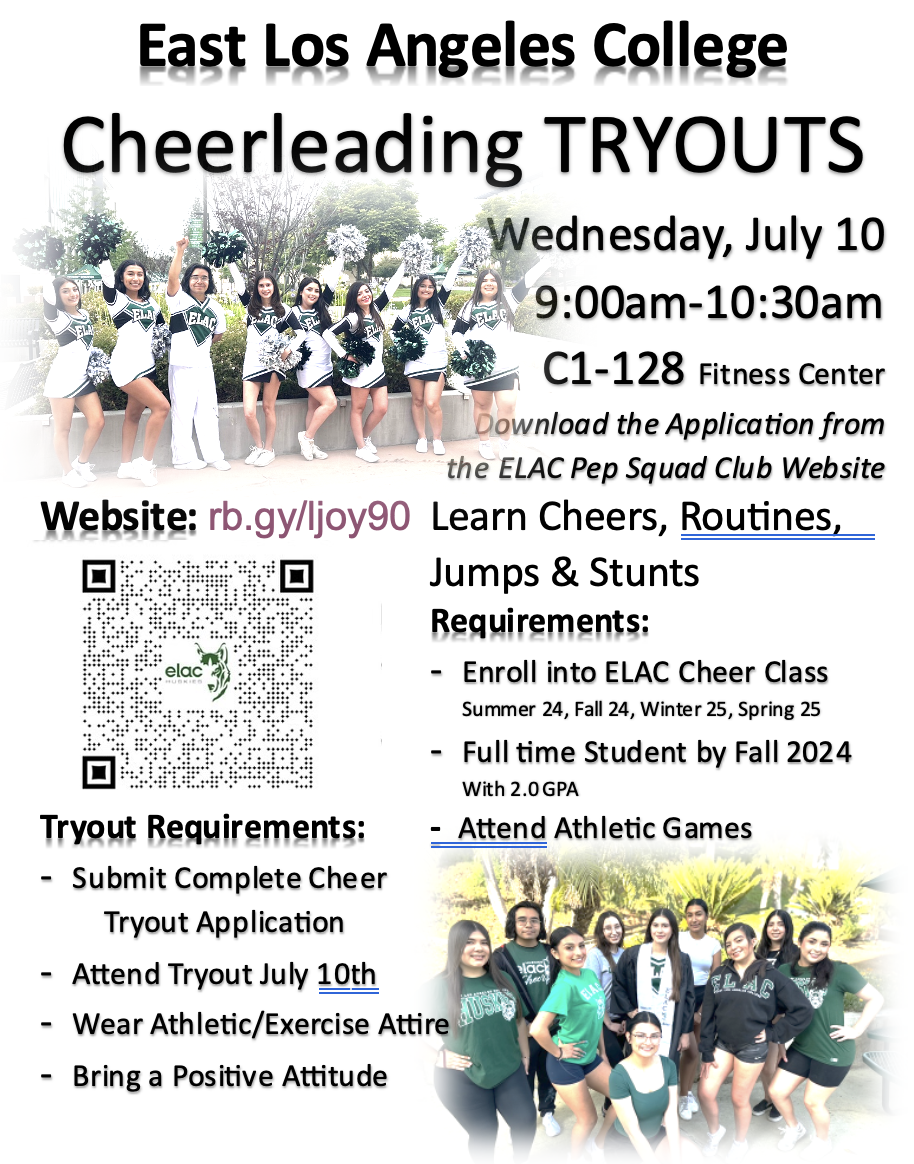 Cheerleading Tryout Flyer