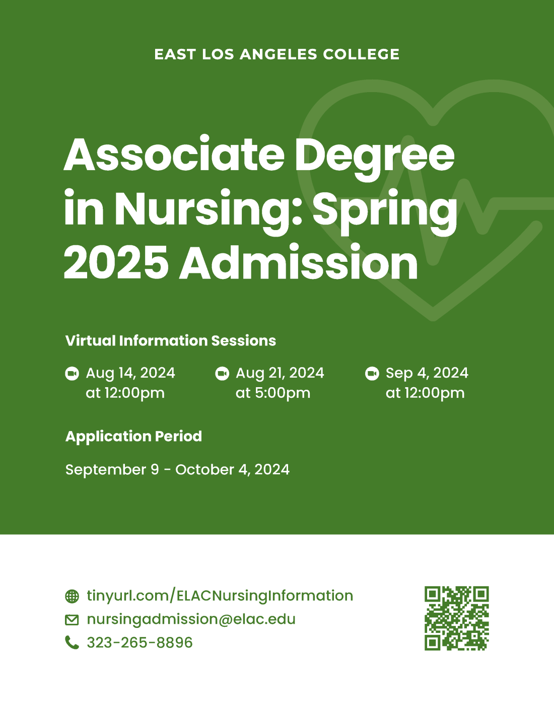 ELAC Associate Degree in Nursing Spring 2025 Admission Info Sessions.png