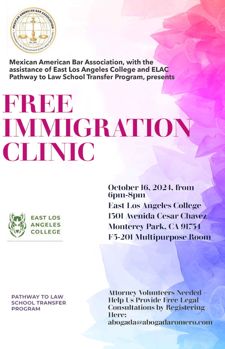 MABA Immigration Clinic Poster