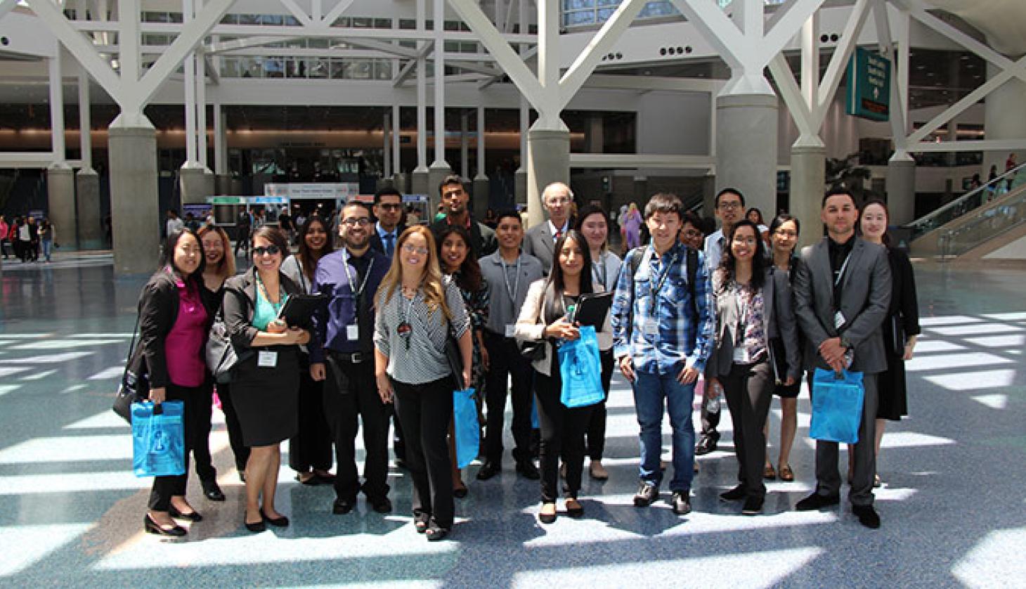 Group of Students in a Intern Expo